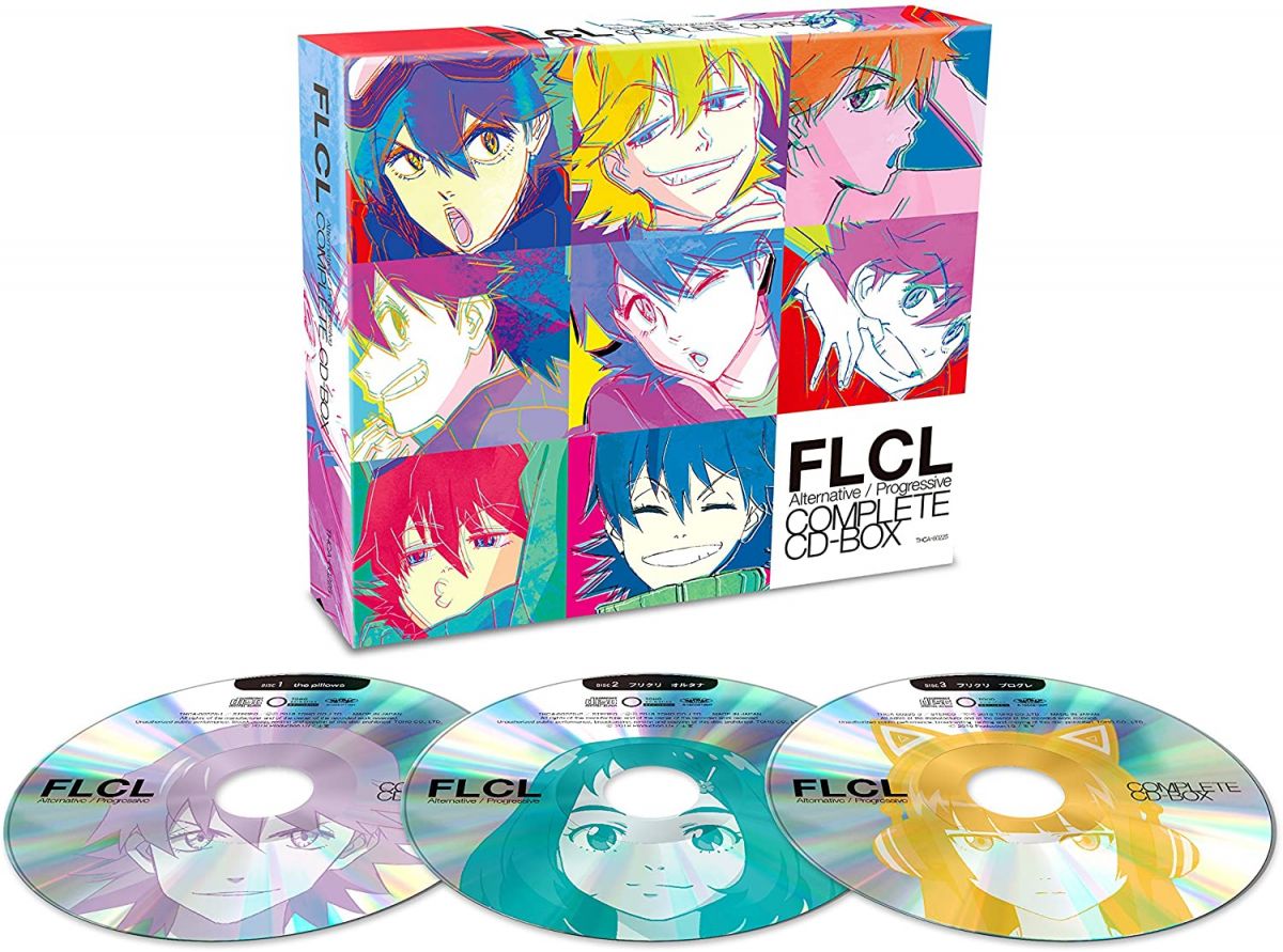 3discs CD pillows R・O・N 劇場版「フリクリ オルタナ/プログレ」COMPLETE CD-BOX THCA60225 Toho Animation Recor 未開封 /00200