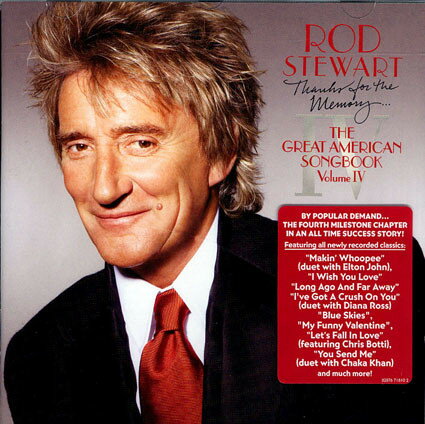 š۲CD Rod Stewart Thanks For The Memory... The Great American Songbo...