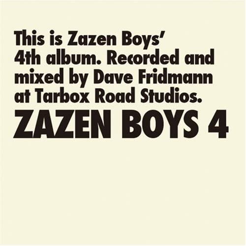 【中古】CD ZAZEN BOYS ZAZEN BOYS4 MSAL0011 Daiki Sound 紙ジャケ /00110