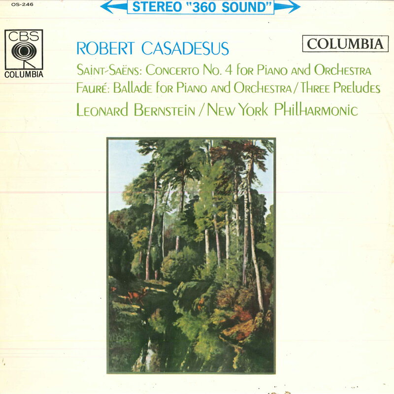 【中古】LP ロベール・カサドシュ, レナード サン=サーンス: 交響曲第4番 作品44 / フォーレ: バラ OS2..