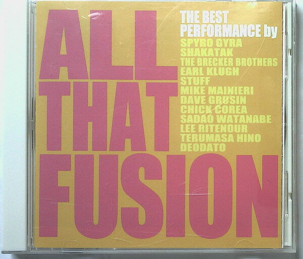 【中古】CD Various ? All That Fusion VICJ60819 Victor /00110