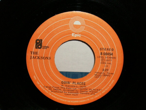 【中古】加7” Jacksons Goin Places 850454 Epic /00080