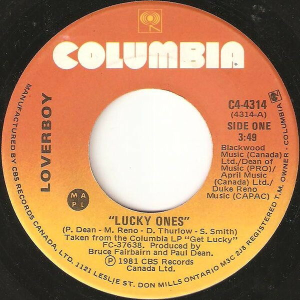 ・アーティスト Loverboy ・タイトル Lucky Ones ・レーベル・型番 Columbia C44314 ・フォーマット 7インチレコード ・コンディション(盤) 良い (VG+) ・コンディション(ジャケット) プレインカバー（元ジャケット／カバー無し） ・コンディション(帯) オビなし ・特記事項 【盤に浅い跡】 サンプル画像です。実際の商品の画像ではありません 商品写真はバーコード/カタログ番号に対応したサンプル画像ですので、お送りする商品の画像ではありません。帯やライナーなどの付属品は、特記事項に記載されている場合のみ含まれます。プロモやカラーレコードなどの仕様についても、該当する場合のみ特記事項に記載しています。 【ご購入前に必ずご確認ください】 ・本店サイト(www.recordcity.jp)とは価格、送料が違います ・本店サイト、その他支店のオーダーとは同梱発送できません ・注文確定後に別の注文を頂いた場合、注文同士の同梱は致しかねます。 ・別倉庫から発送しているため、店頭受け渡しは対応しておりません ・一部商品は他の通販サイトでも販売しているため、ご注文のタイミングによっては商品のご用意ができない場合がございます。 ・土日祝日はお休みです 金曜・祝前日9時以降のご連絡またはご入金は、返答または発送が週明け・祝日明けに順次対応となります。 ・ご購入後のキャンセル不可 ご購入後のキャンセルはいかなる理由においてもお受けできません。ご了承の上、ご購入くださいませ。 ・日本郵便(ゆうパック/ゆうメール)によるお届けになります。 ・中古品であることをご理解ください 当ストアでは中古商品を主に販売しております。中古品であることをご理解の上ご購入ください。また、一部商品はRecordCityオンラインストアで試聴可能です。 ・返品について お客様のご都合による返品は一切承っておりません。 表記の内容と実際の商品に相違がある場合、また針飛び等で返品・返金をご希望される場合は、商品の到着後1週間以内にご連絡ください。商品の返送をこちらで確認後、キャンセル・返金を行います。 コンディションVG以下の商品は返品できません。プレイに影響のない表面のこすれ傷、プレス起因のノイズ盤は返品の対象外です。 【コンディション表記】 ・ほぼ新品(M-)(Like New) 完全な新品。未使用。当店ではほぼ使用しません ・非常に良い(EX)(Excellent) 中古盤として美品な状態。わずかな経年を感じるものの傷みを感じさせない、当店基準で最高の状態 ・良い(VG+)(Very Good Plus) 丁寧に扱われた中古品で、軽い使用感がみられる。 ・可(VG)(Acceptable) 使い込まれた中古品で、「良い」よりもさらに使用感がみられる。 ・悪い(VG-)(Bad) 状態が悪いアイテム。使用の保障はなく、再生不可、針飛び、目立つノイズがあるかもしれない。状態によるクレーム不可。返品不可。 ・非常に悪い(G)(Very Bad) 「悪い」よりさらに状態が悪いアイテム。使用の保障はなく、再生不可、針飛び、目立つノイズがあるかもしれない。状態によるクレーム不可。返品不可。 ・ジャンク(Fair)(Junk/Fair) 割れている、反っている、水ダメージがある、カビ、ジャケットが分離している、ひどい書き込み、ひどい擦れなど最低の状態。使用の保障はなく、再生不可、針飛び、目立つノイズがあるかもしれない。状態によるクレーム不可。返品不可。 ・ジャンク(Poor)(Junk/Poor) 割れている、反っている、水ダメージがある、カビ、ジャケットが分離している、ひどい書き込み、ひどい擦れなど最低の状態。使用の保障はなく、再生不可、針飛び、目立つノイズがあるかもしれない。状態によるクレーム不可。返品不可。
