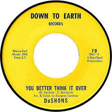 7” DuShons You Better Think It Over 70 Down To Earth /00080