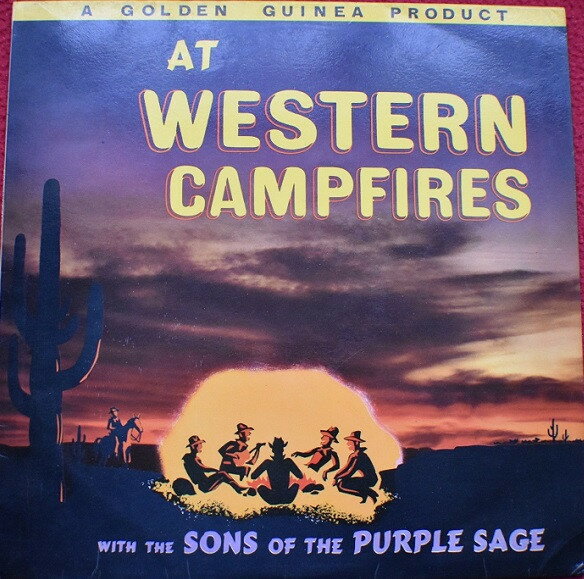 【中古】英LP Sons Of Purple Sage At Western Campfires GGL0083 Pye Golden Guinea Re /00260