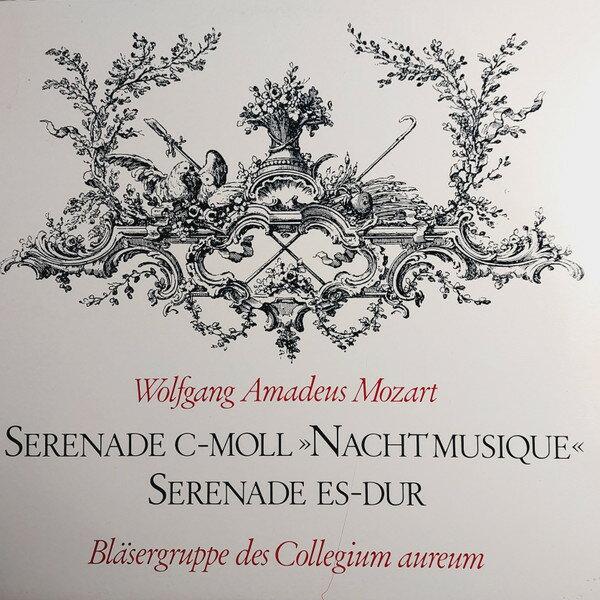 【中古】独LP Wolfgang Amadeus Mozart, Blase Serenade C-moll ”nacht Musique” - Serenade Es-dur 78175 Fono-Ring /00260