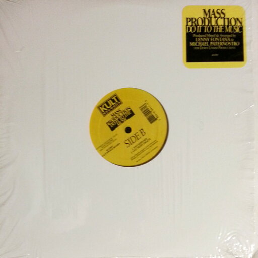 【中古】米12” Mass Production Do It To The Music KULT0947 Kult Records /00250 【中古】米12” Mass Production Do It To The Music KULT0947 Kult Records /00250