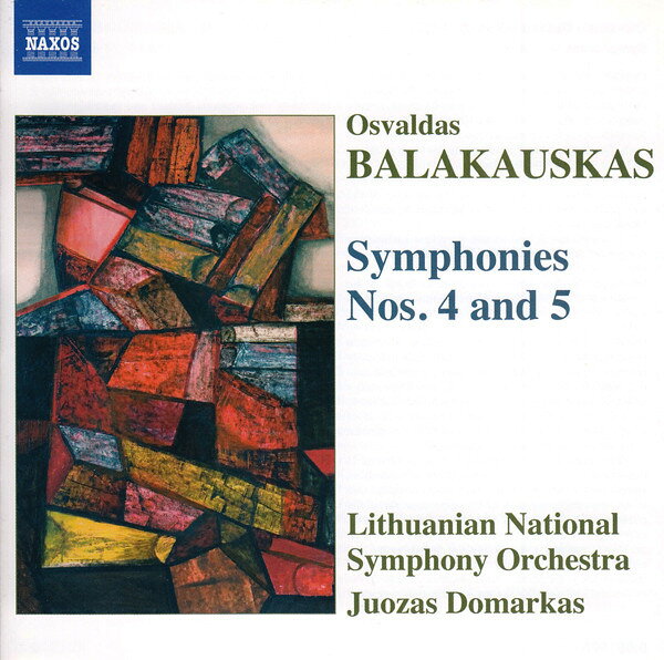 CD Balakauskas Symphony No.4 &amp; No.5 8557605 Naxos /00110