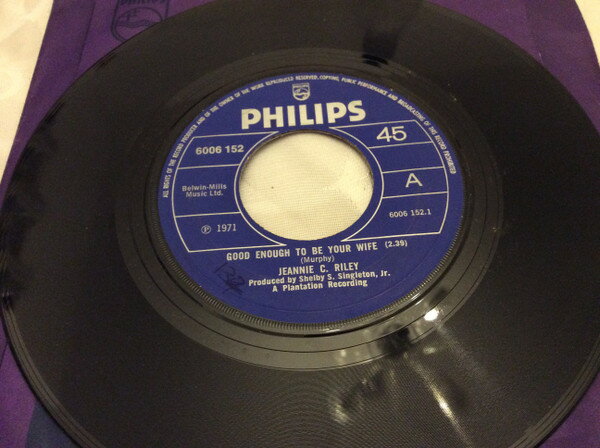【中古】英7” Jeannie C. Riley Good Enough To Be Your Wife / Light Your Light (And 6006152 Philips /00080(2)
