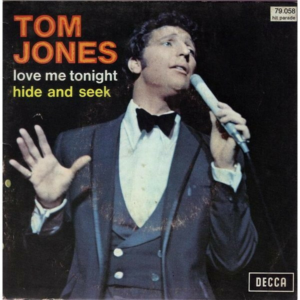 【中古】仏7” Tom Jones Love Me Tonight / Hide And Seek 79058 DECCA /00080