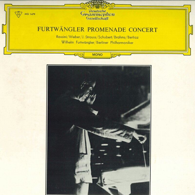 【中古】LP ヴィルヘルム・フルトヴェングラ フルトヴェングラー・プロムナード・コンサート MG1479 DEUTSCHE GRAMMOPHON /00260
