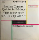 【中古】米LP Johannes Brahms - David Oppenh Clarinet Quintet In B-Minor MS6226 Columb...