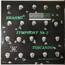 【中古】米LP Johannes Brahms - Arturo Tosca Symphony No. 2 In D Major LM1731 RCA Vict...