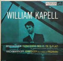 【中古】米LP William Kapell Beethoven-Concerto No. 2 -- Rachmaninoff-Rhapsody o LM902...