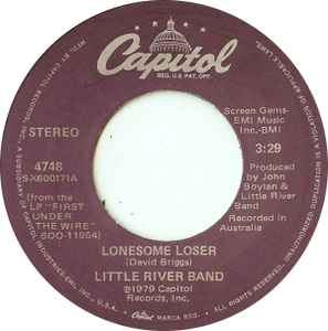 Artist Name: R - 【中古】米7” Little River Band Lonesome Loser 4748 Capitol Records /00080