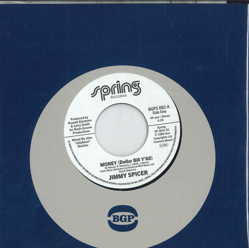 【新品】英7” Jimmy Spicer Money (Dollar Bill Yall) BGPS082 BGP Records /00080