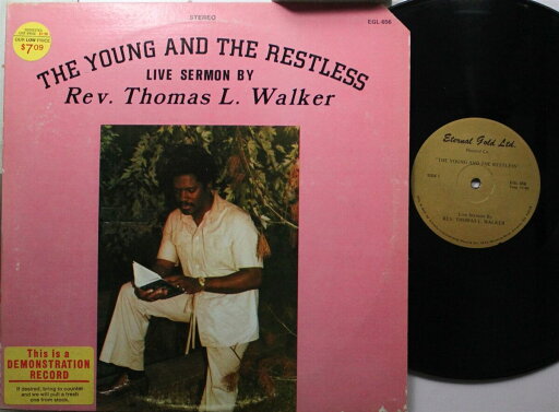 【新品】米LP Rev. Thomas L. WALKER The Young And The Restless - LIVE EGL656 ETERNAL GOLD /00260 【新品】米LP Rev. Thomas L. WALKER The Young And The Restless - LIVE EGL656 ETERNAL GOLD /00260