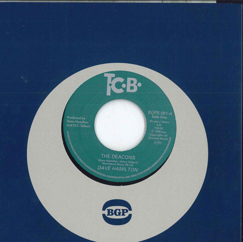 【新品】7” Dave Hamilton Deacons BGPS081 BGP /00080