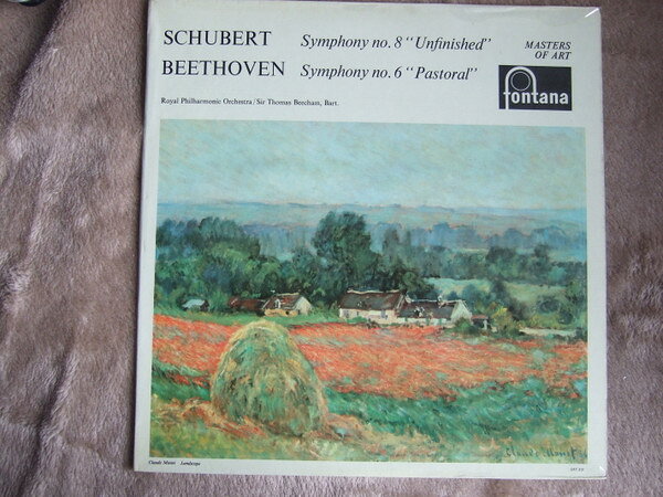 【中古】英LP Schubert / Beethoven Symphony No. 8 ”unfinished” / Symphony No.6 ”pastor EFL2505 Fontana /00260