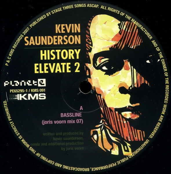 【中古】12” Kevin Saunderson History Elevate 2 PE65295 Planet E /00250