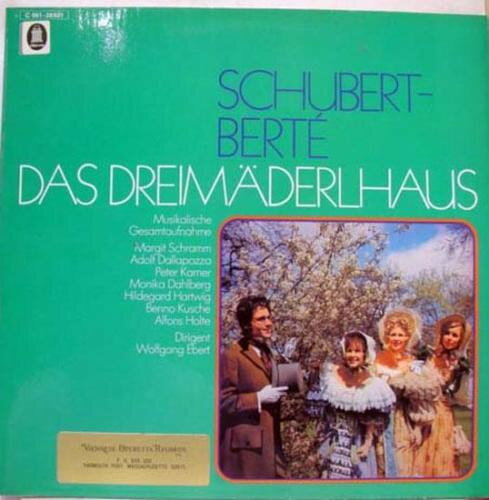 【中古】独LP Schubert - Berte / Grosses Imp Das Dreimaderlhaus C06128821 EMI /00260