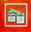 【中古】米LP Various Highlights From Cavalleria Rusticana And I Pagliacc LM1160 RCA V...