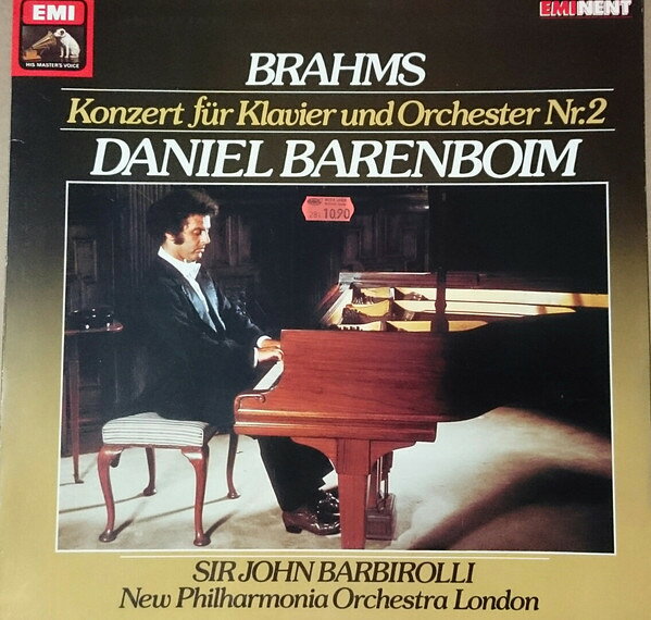 【中古】独LP Johannes Brahms - Daniel Baren Konzert Fur Klavier Und Orchester Nr. 2 1C03700384 His Masters Voice /00260