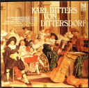 【中古】独LP Carl Ditters von Dittersdorf - Kontrabasskonzert E-dur / Harfenkonzert A...