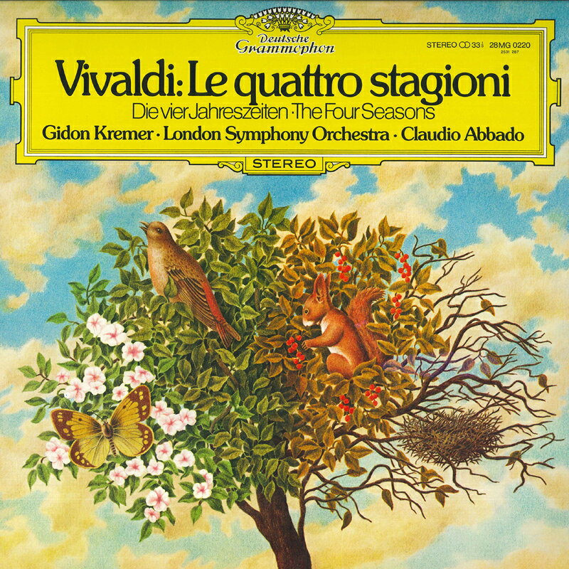 【中古】LP ギドン クレーメル, ロンドン交 ヴィヴァルディ: 協奏曲集 四季 全曲 28MG0220 DEUTSCHE GRAMMOPHON /00260