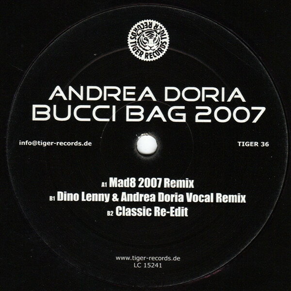 【中古】独12” Andrea Doria Bucci Bag 2007 TIGER36 Tiger Records /00250