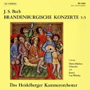 【中古】独LP Johann Sebastian Bach - Heidel Brandenburgische Konzerte 1-3 SM91919 Da ...