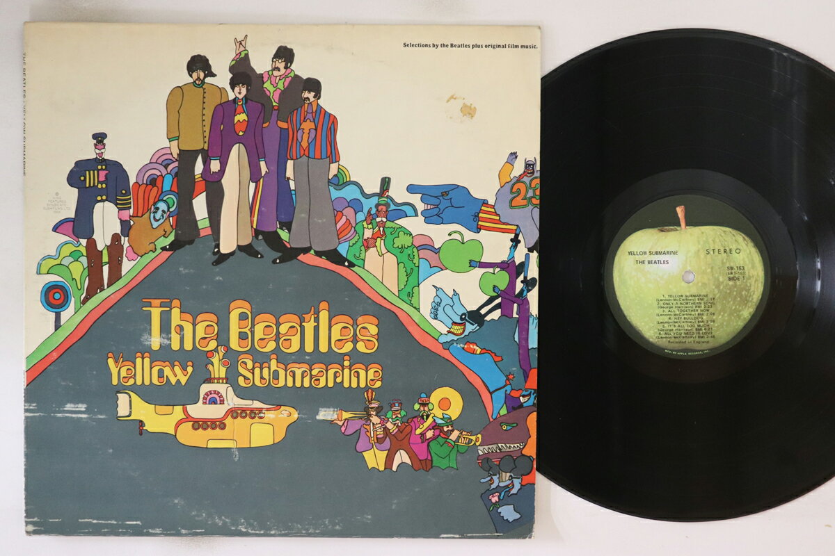 【中古】米LP Beatles Yellow Submarine SW153 APPLE /00260