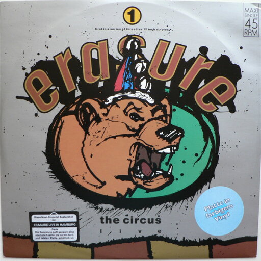 【中古】独12” Erasure The Circus (Live) INT126871 MUTE /00250 【中古】独12” Erasure The Circus (Live) INT126871 MUTE /00250