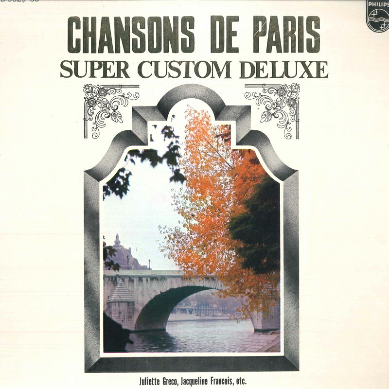 ・アーティスト Various ・タイトル Chansons De Paris Super Custom Deluxe ・レーベル・型番 PHILIPS FD902930 ・フォーマット LPレコード ・コンディション(盤) 良い (VG+) ・コンディション(ジャケット) 良い (VG+) ・コンディション(帯) オビなし ・特記事項 【ライナー付き】 【カバー汚れ】 サンプル画像です。実際の商品の画像ではありません 商品写真はバーコード/カタログ番号に対応したサンプル画像ですので、お送りする商品の画像ではありません。帯やライナーなどの付属品は、特記事項に記載されている場合のみ含まれます。プロモやカラーレコードなどの仕様についても、該当する場合のみ特記事項に記載しています。 【ご購入前に必ずご確認ください】 ・本店サイト(www.recordcity.jp)とは価格、送料が違います ・本店サイト、その他支店のオーダーとは同梱発送できません ・注文確定後に別の注文を頂いた場合、注文同士の同梱は致しかねます。 ・別倉庫から発送しているため、店頭受け渡しは対応しておりません ・一部商品は他の通販サイトでも販売しているため、ご注文のタイミングによっては商品のご用意ができない場合がございます。 ・土日祝日はお休みです 金曜・祝前日9時以降のご連絡またはご入金は、返答または発送が週明け・祝日明けに順次対応となります。 ・ご購入後のキャンセル不可 ご購入後のキャンセルはいかなる理由においてもお受けできません。ご了承の上、ご購入くださいませ。 ・日本郵便(ゆうパック/ゆうメール)によるお届けになります。 ・中古品であることをご理解ください 当ストアでは中古商品を主に販売しております。中古品であることをご理解の上ご購入ください。また、一部商品はRecordCityオンラインストアで試聴可能です。 ・返品について お客様のご都合による返品は一切承っておりません。 表記の内容と実際の商品に相違がある場合、また針飛び等で返品・返金をご希望される場合は、商品の到着後1週間以内にご連絡ください。商品の返送をこちらで確認後、キャンセル・返金を行います。 コンディションVG以下の商品は返品できません。プレイに影響のない表面のこすれ傷、プレス起因のノイズ盤は返品の対象外です。 【コンディション表記】 ・ほぼ新品(M-)(Like New) 完全な新品。未使用。当店ではほぼ使用しません ・非常に良い(EX)(Excellent) 中古盤として美品な状態。わずかな経年を感じるものの傷みを感じさせない、当店基準で最高の状態 ・良い(VG+)(Very Good Plus) 丁寧に扱われた中古品で、軽い使用感がみられる。 ・可(VG)(Acceptable) 使い込まれた中古品で、「良い」よりもさらに使用感がみられる。 ・悪い(VG-)(Bad) 状態が悪いアイテム。使用の保障はなく、再生不可、針飛び、目立つノイズがあるかもしれない。状態によるクレーム不可。返品不可。 ・非常に悪い(G)(Very Bad) 「悪い」よりさらに状態が悪いアイテム。使用の保障はなく、再生不可、針飛び、目立つノイズがあるかもしれない。状態によるクレーム不可。返品不可。 ・ジャンク(Fair)(Junk/Fair) 割れている、反っている、水ダメージがある、カビ、ジャケットが分離している、ひどい書き込み、ひどい擦れなど最低の状態。使用の保障はなく、再生不可、針飛び、目立つノイズがあるかもしれない。状態によるクレーム不可。返品不可。 ・ジャンク(Poor)(Junk/Poor) 割れている、反っている、水ダメージがある、カビ、ジャケットが分離している、ひどい書き込み、ひどい擦れなど最低の状態。使用の保障はなく、再生不可、針飛び、目立つノイズがあるかもしれない。状態によるクレーム不可。返品不可。