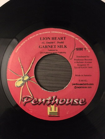 7” Garnett Silk Lion Heart NONE Penthouse Records /00080