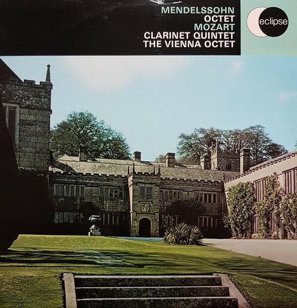 【中古】英LP Vienna Octet Mendelssohn Octet - Mozart Clarinet Quintet ECM517 ECLIPSE /00260