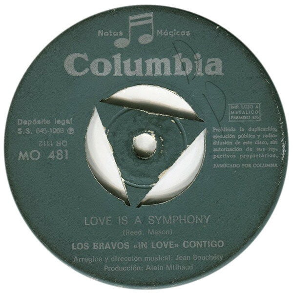 【中古】西7” Los Bravos ”In Love” Contigo MO481 Columbia /00080
