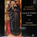 【中古】仏LP Claudin de Sermisy - Ensemble Lecons De Tenebres - Motets HM1131 Harmoni...