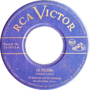 楽天レコードシティ 楽天市場店【中古】米7” Al Goodman & His Orchestra La Paloma 520015 RCA Victor /00080