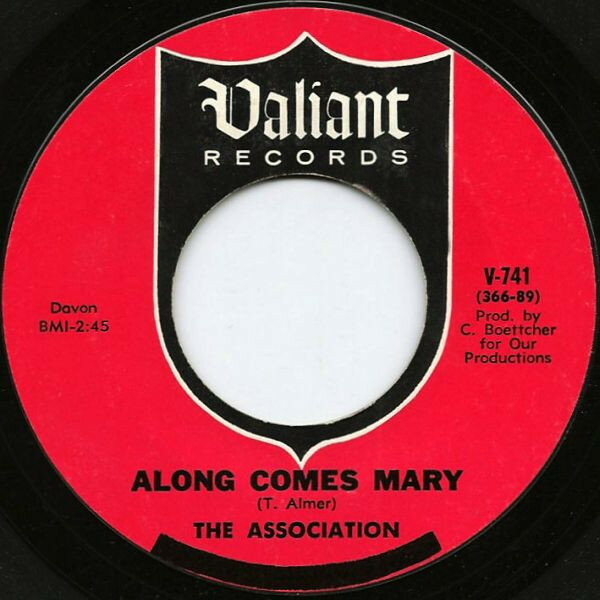 š7 Association Along Comes Mary 4504869 Valiant Records /00080