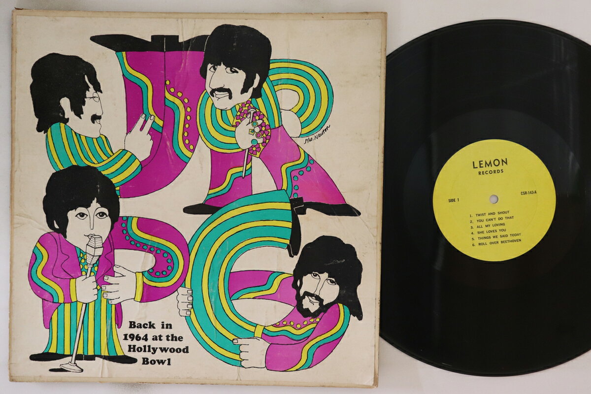 【中古】LP Beatles Back In 1964 At The Hollywood Bowl CSR143 LEMON /00260