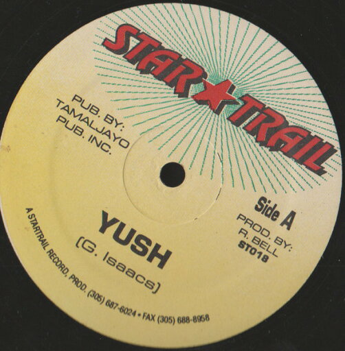 【中古】米12” Gregory Isaacs Yush ST018 Star Trail /00250 【中古】米12” Gregory Isaacs Yush ST018 Star Trail /00250