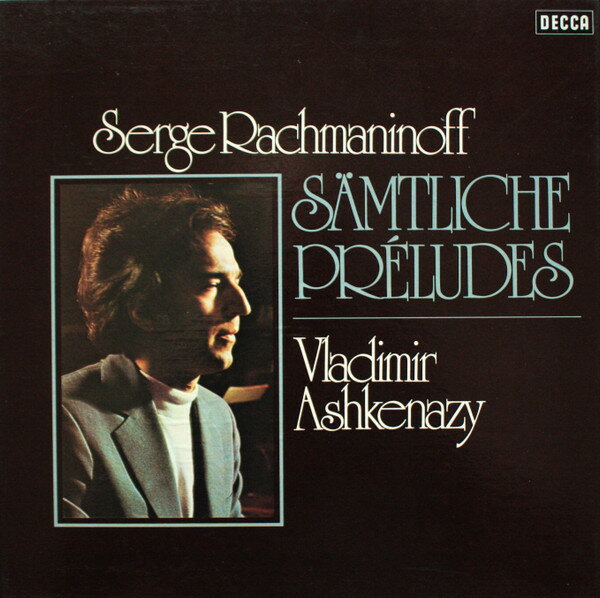 【中古】独3LP Sergei Vasilyevich Rachmaninof Samtliche Preludes 635297DX Decca /00260