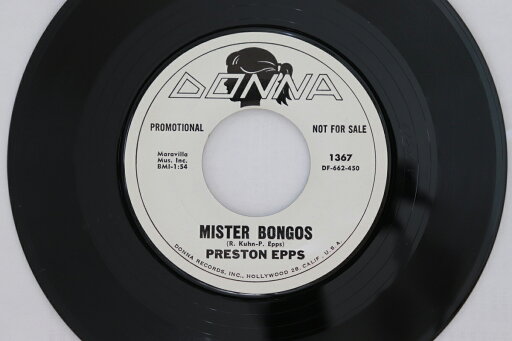 【中古】米7” Preston Epps Mister Bongos / Bwana Bongos 1367 Donna プロモ /00080 【中古】米7” Preston Epps Mister Bongos / Bwana Bongos 1367 Donna プロモ /00080