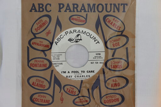 【中古】米7” Ray Charles Im A Fool To Care / Loves Gonna Live Here (Swingova 10700 ABC-Paramount プロモ /00080 【中古】米7” Ray Charles Im A Fool To Care / Loves Gonna Live Here (Swingova 10700 ABC-Paramount プロモ /00080