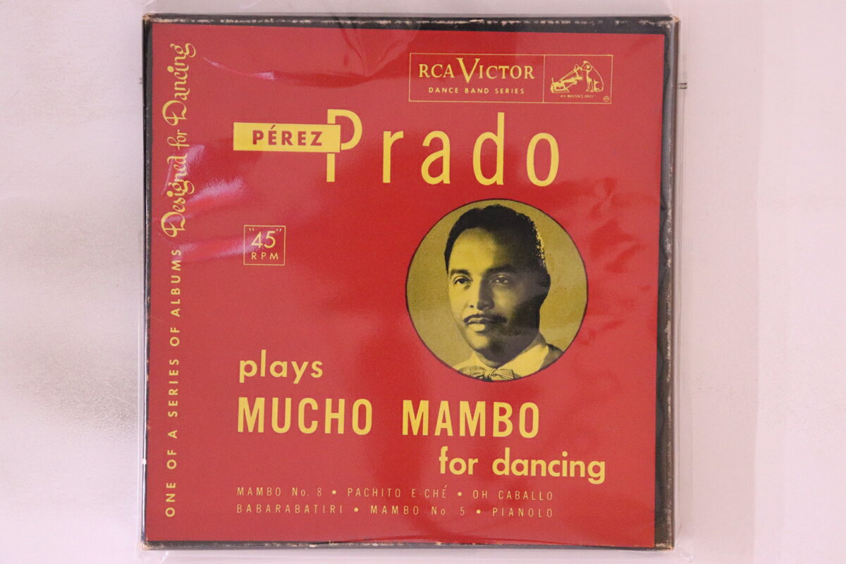 【中古】米37” Perez Prado & His Orchestra Plays Mucho Mambo For Dancing WP302 RCA Vic...