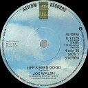 【中古】英7” Joe Walsh Lifes Been Good K13129 Asylum Records /00080