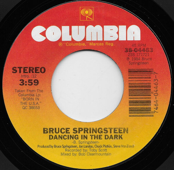 【中古】米7” Bruce Springsteen Dancing In The Dark 3804463 COLUMBIA /00080