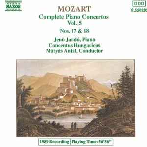 Mozart - 【中古】CD Wolfgang Amadeus Mozart / Jeno Complete Piano Concertos Vol. 5 - Nos. 17 And 18 8550205 Naxos /00110