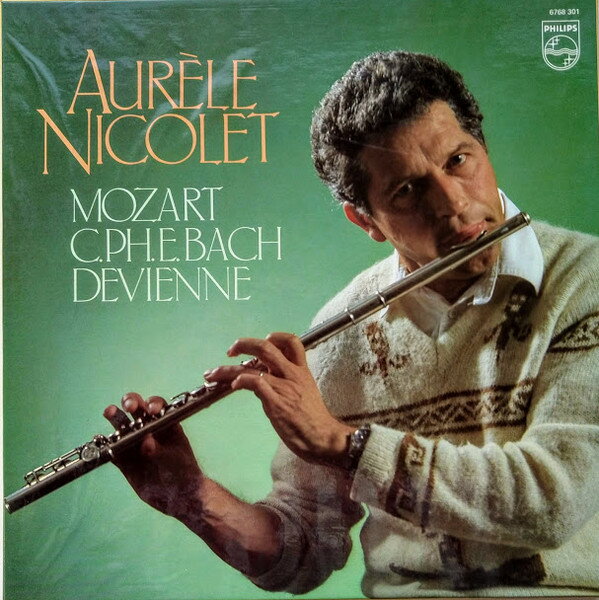 【中古】蘭2LP Aurele Nicolet - Wolfgang Amad Flotenkonzerte 6768301 Philips /00520
